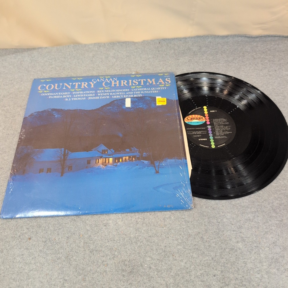 Canaan Country Christmas Various Artists Vinyl LP Record CAS-9877 Gospel 1981